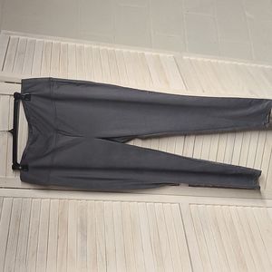 Seven7 faux leather leggings, grey, size xl